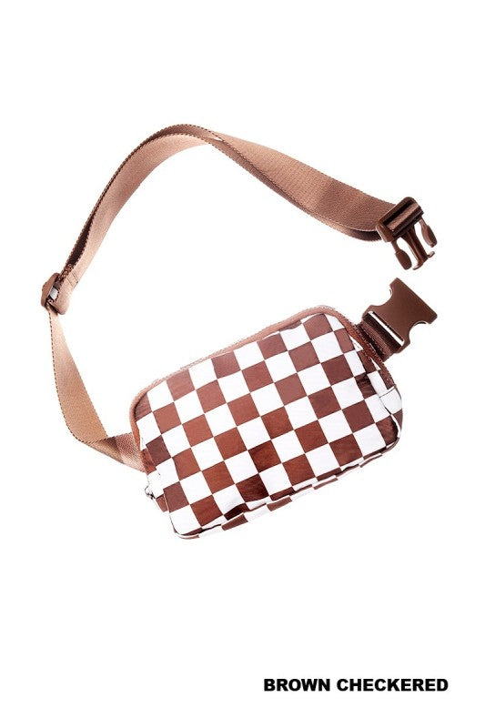 Checkered Fanny Pack