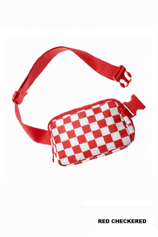 Checkered Fanny Pack