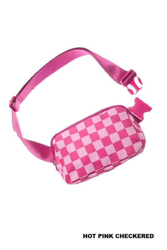 Checkered Fanny Pack
