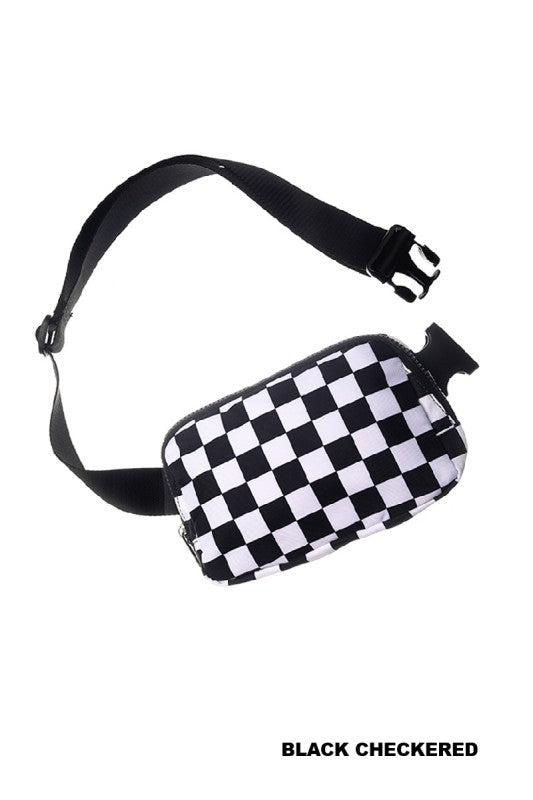 Checkered Fanny Pack