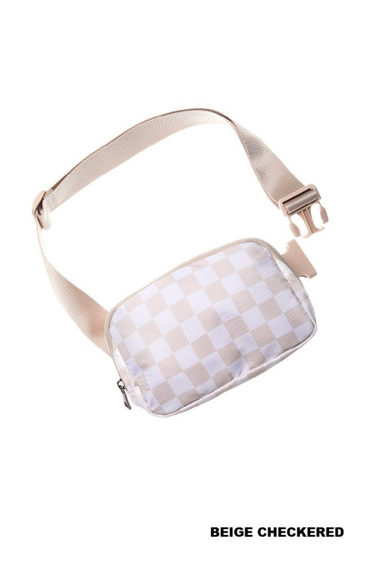 Checkered Fanny Pack