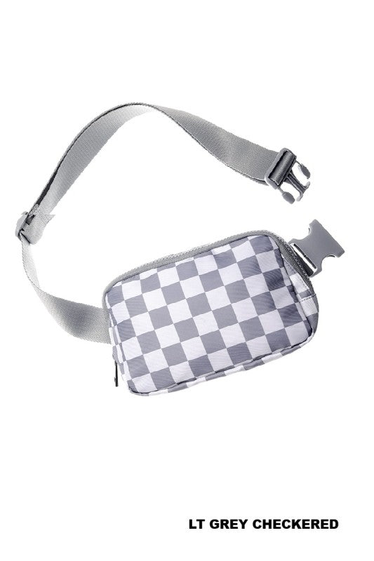 Checkered Fanny Pack