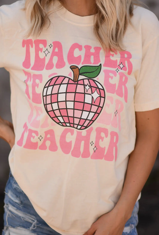 Teacher Disco Ball Tee