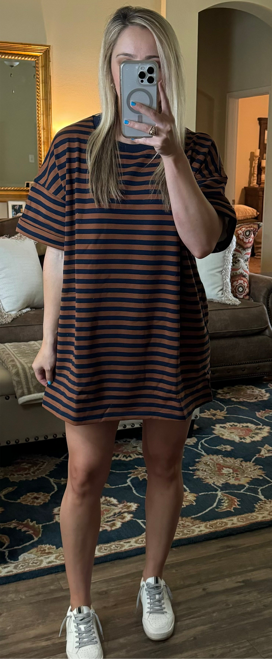 Striped Knit Dress