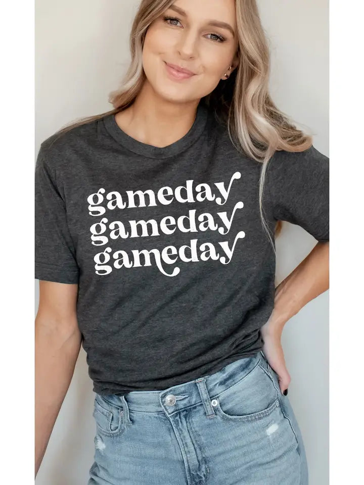 Distressed Game Day T-Shirt (S- 3XL)