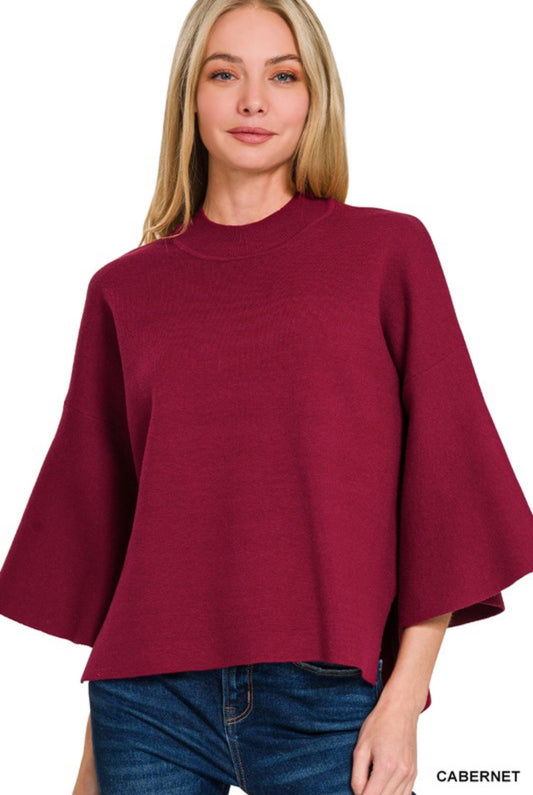 Bell Sleeve Sweater