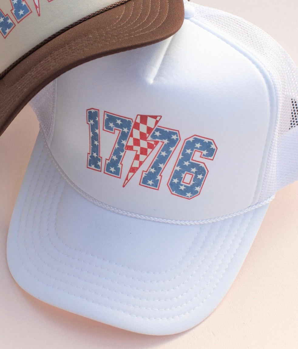 1776 Trucker Hat (White)